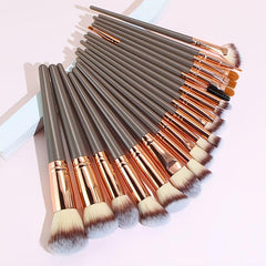 20Pcs Makeup Brush Set Synthetic Foundation Face Powder Blush Concealers
