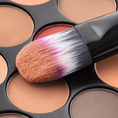 Fish Scale Textured Makeup Brush Silver Foundation Make Up Tool