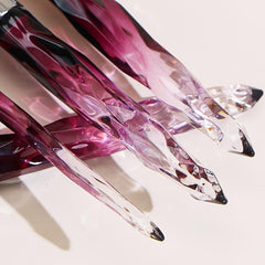 10PCS Crystal Style Makeup Brush Set Synthetic Bristles