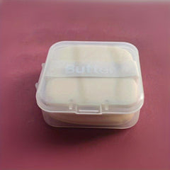 Square Makeup Sponge with Case for Liquid Foundation and Loose Powder
