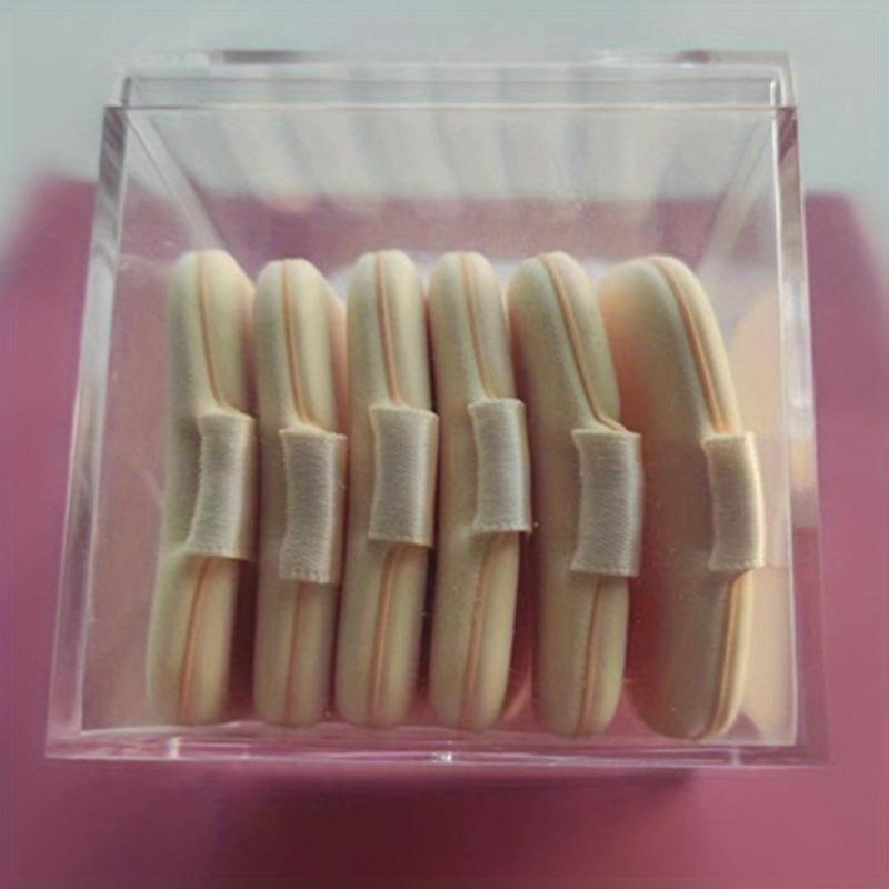 Square Makeup Sponge with Case for Liquid Foundation and Loose Powder