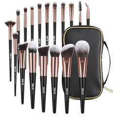 Makeup Brushes 18 Pcs Professional Synthetic Makeup Brush Set With Case