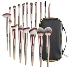 Makeup Brushes 18 Pcs Professional Synthetic Makeup Brush Set With Case