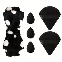 Makeup Puff Set with Headband & Sponges