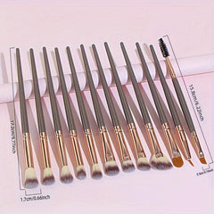 Eye Makeup Brushes Set for Smudge Eyeliner Eyeshadow - Professional Beauty Tool
