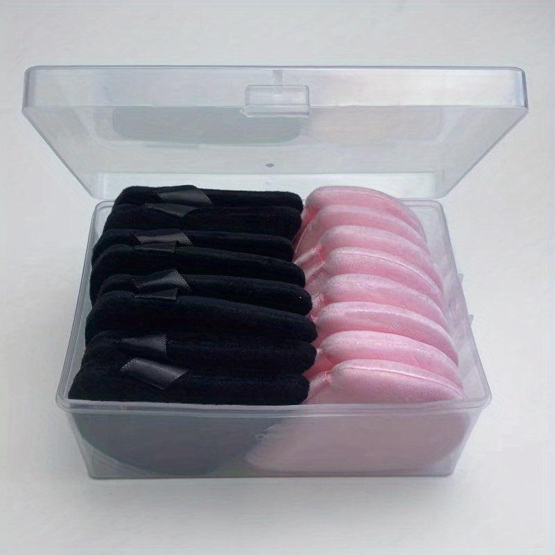 16pcs Triangle Powder Puff Fan-shaped Beauty Tool Wet/Dry Makeup Puff