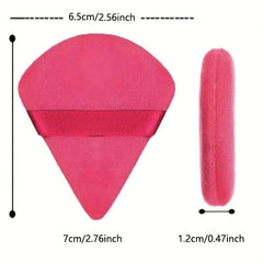 16pcs Triangle Powder Puff Fan-shaped Beauty Tool Wet/Dry Makeup Puff