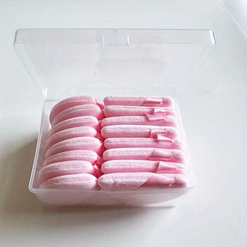 16pcs Triangle Powder Puff Fan-shaped Beauty Tool Wet/Dry Makeup Puff