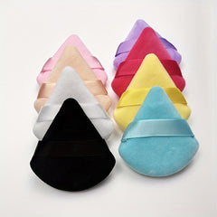 16pcs Triangle Powder Puff Fan-shaped Beauty Tool Wet/Dry Makeup Puff