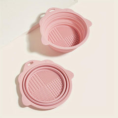 Silicone Brush Cleaning Tool, Portable Makeup Tool for Beginner