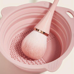 Silicone Brush Cleaning Tool, Portable Makeup Tool for Beginner