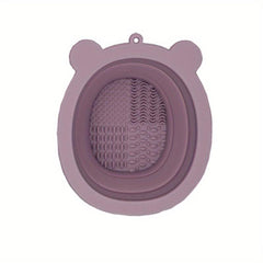 Silicone Makeup Brush Cleaning Bowl Dry Cleaning Box