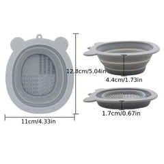 Silicone Makeup Brush Cleaning Bowl Dry Cleaning Box
