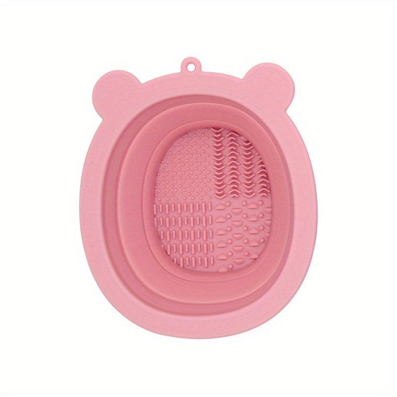 Silicone Makeup Brush Cleaning Bowl Dry Cleaning Box