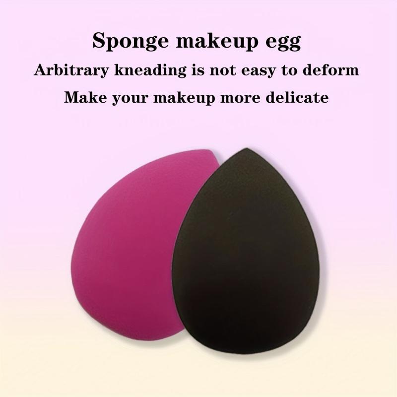 Makeup Sponge Set 4pcs Soft Pink Powder Puff Dual Use Makeup Setting