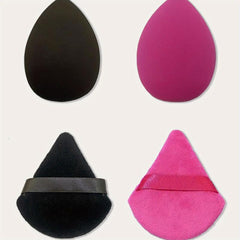 Makeup Sponge Set 4pcs Soft Pink Powder Puff Dual Use Makeup Setting