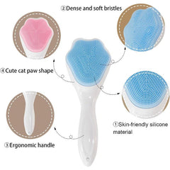 Silicone Face Scrubber Exfoliating Brush for Pore Cleansing
