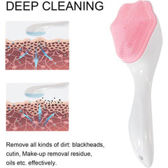 Silicone Face Scrubber Exfoliating Brush for Pore Cleansing