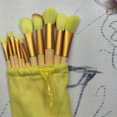 13 Pcs Makeup Brushes Kit with Drawstring Bag