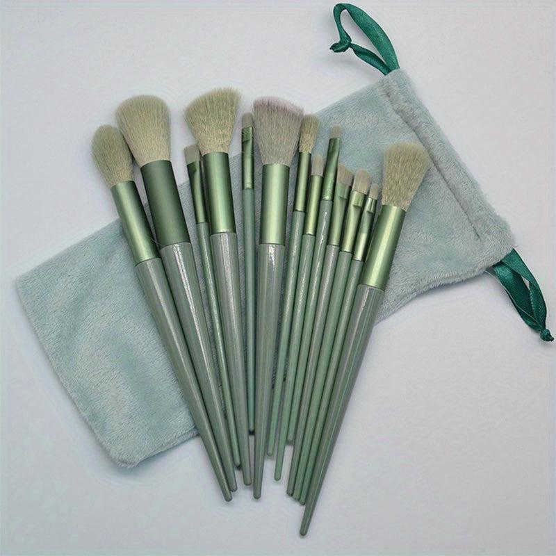 13 Pcs Makeup Brushes Kit with Drawstring Bag