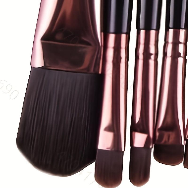 15pcs Makeup Brushes Set Synthetic Bristles Kabuki Foundation Brush