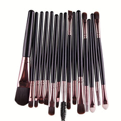 15pcs Makeup Brushes Set Synthetic Bristles Kabuki Foundation Brush