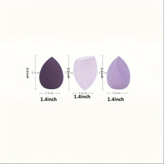 8pcs Makeup Sponges Set Dry/Wet Use Foundation Sponge Tools Egg Shaped Women