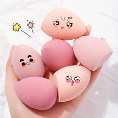 8pcs Makeup Sponges Set Dry/Wet Use Foundation Sponge Tools Egg Shaped Women