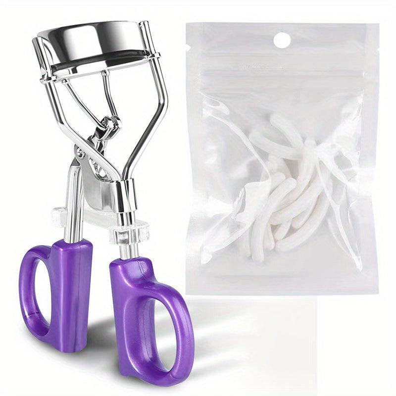 Eyelash Curler With 10pcs Pads Wide Angle Professional Lash Curler