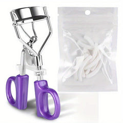 Eyelash Curler With 10pcs Pads Wide Angle Professional Lash Curler