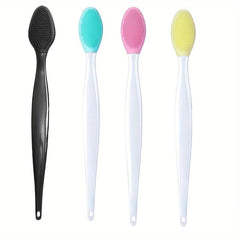 4pcs Silicone Lip Scrub Brush Exfoliating Scrubber Soft Cleaning Lip Brush
