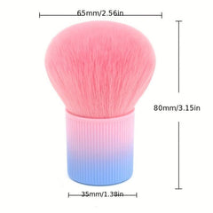 Ombre Powder Brush Large Fluffy Portable Face Contouring Makeup Brush