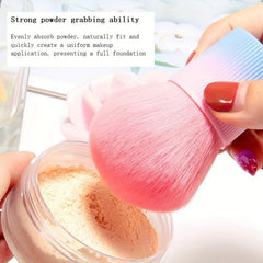 Ombre Powder Brush Large Fluffy Portable Face Contouring Makeup Brush