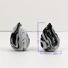 Marbled Makeup Sponges Set - 2pcs Bicolor Beauty Sponge