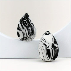 Marbled Makeup Sponges Set - 2pcs Bicolor Beauty Sponge