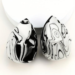 Marbled Makeup Sponges Set - 2pcs Bicolor Beauty Sponge