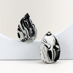 Marbled Makeup Sponges Set - 2pcs Bicolor Beauty Sponge