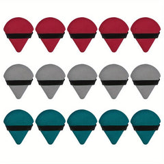 15 Pcs Triangle Powder Puff for Loose Powder & Liquid Makeup