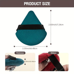 15 Pcs Triangle Powder Puff for Loose Powder & Liquid Makeup