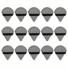15 Pcs Triangle Powder Puff for Loose Powder & Liquid Makeup