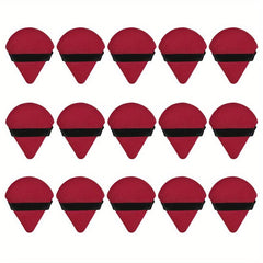 15 Pcs Triangle Powder Puff for Loose Powder & Liquid Makeup