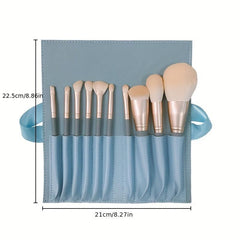 10pcs Soft Makeup Brushes Set for Eye Shadow Foundation Loose Powder