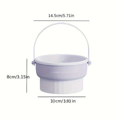 Makeup Brush Cleaner Mat Drying Rack Basket