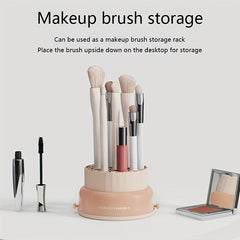 Makeup Brush Cleaner Mat Drying Rack Basket