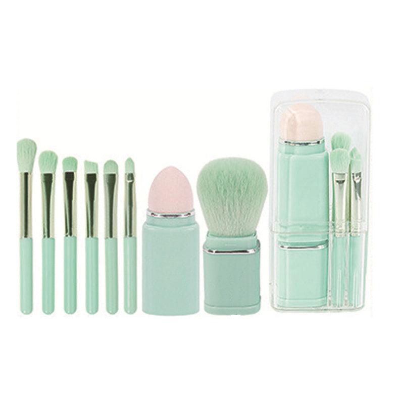 8 in 1 Portable Makeup Brushes Set for Travel & Contouring