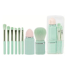 8 in 1 Portable Makeup Brushes Set for Travel & Contouring