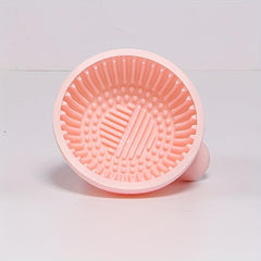 Makeup Brush Cleaner Mat Silicone Scrubber Bowl Brush Washer