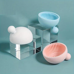 Makeup Brush Cleaner Mat Silicone Scrubber Bowl Brush Washer