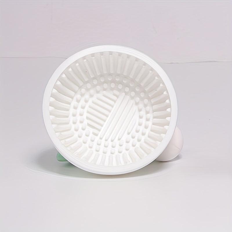 Makeup Brush Cleaner Mat Silicone Scrubber Bowl Brush Washer