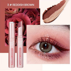 Two Tone Eyeshadow Stick Pearly & Glitter Brown Tone